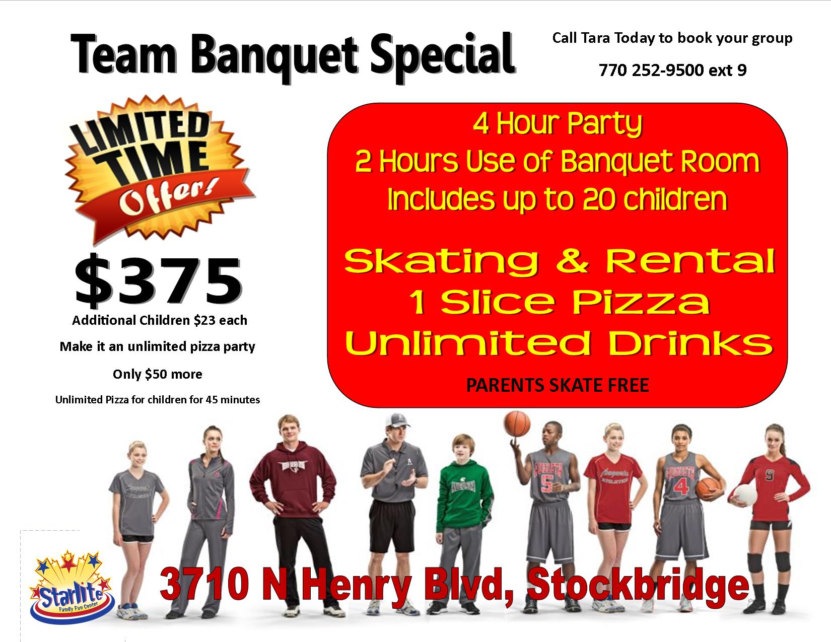 team banquet special stockbridge